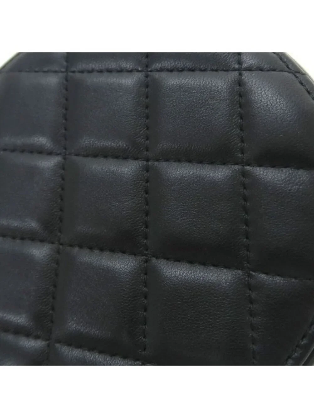 Chanel Quilted Round Mini Pochette Shoulder